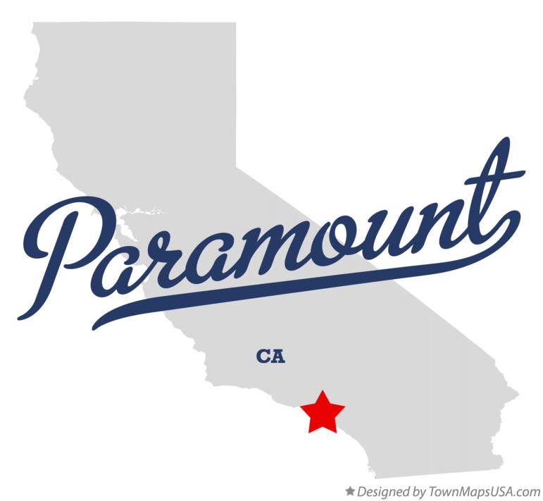 Map Of Paramount Ca 